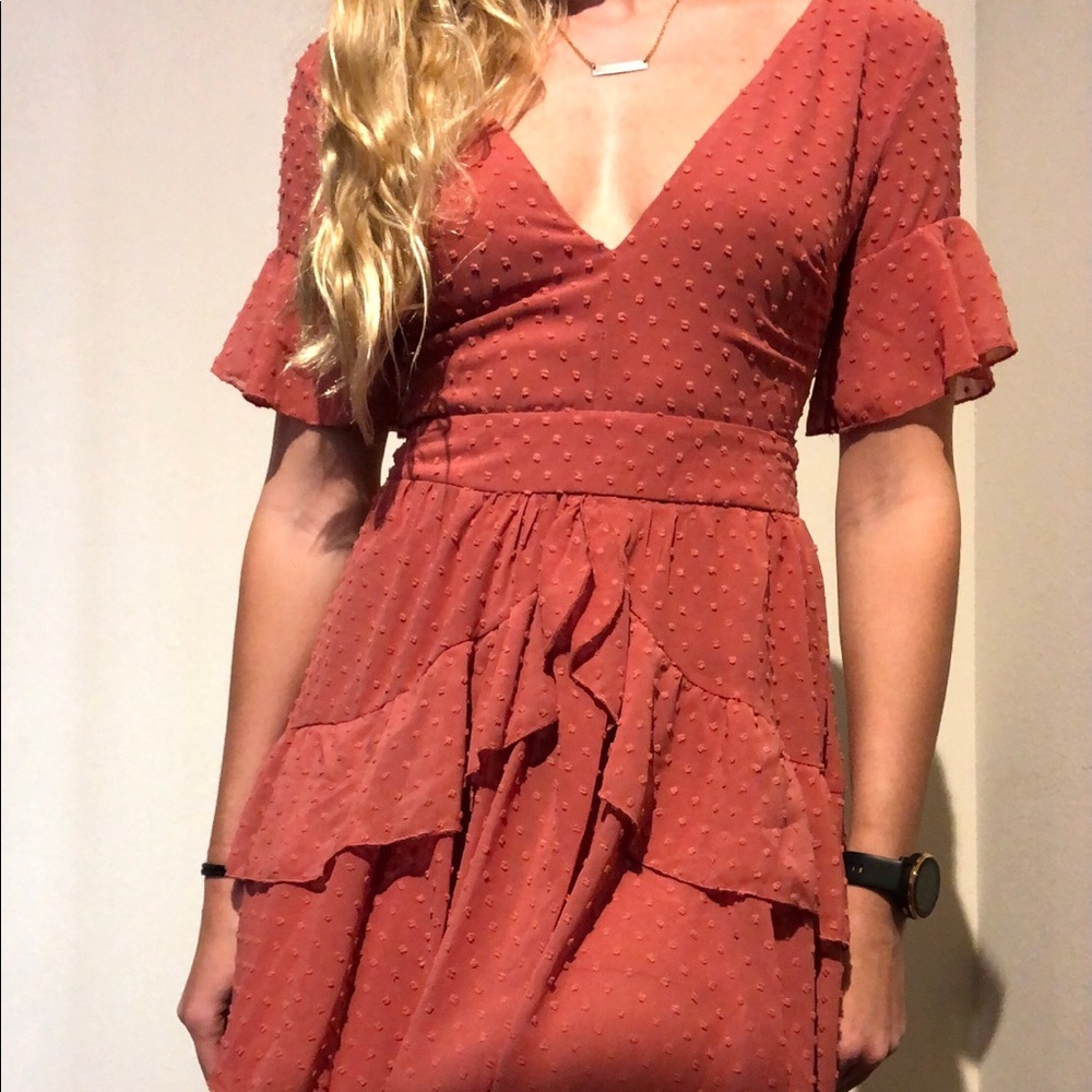 Showpo fluttery pink dress